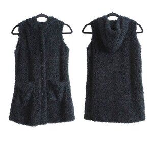Faux Fur Hooded Vest